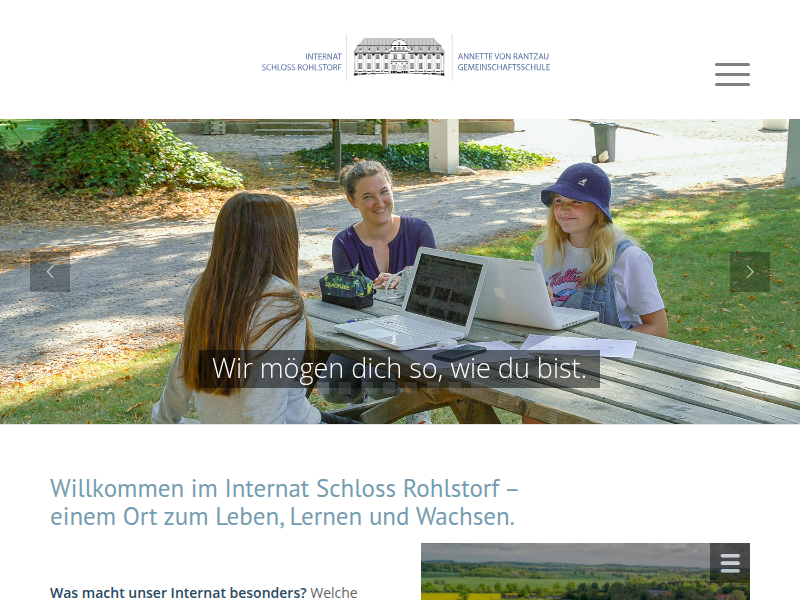 Home - Internat Schloss Rohlstorf