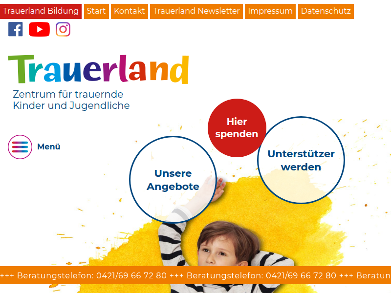 Trauerland – Danke an das Team und die Mitwirkenden von Bricks for Kids