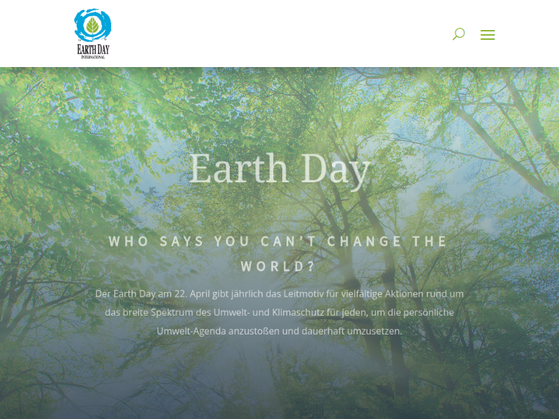 Earth Day – Geschichte | Earth Day Deutschland