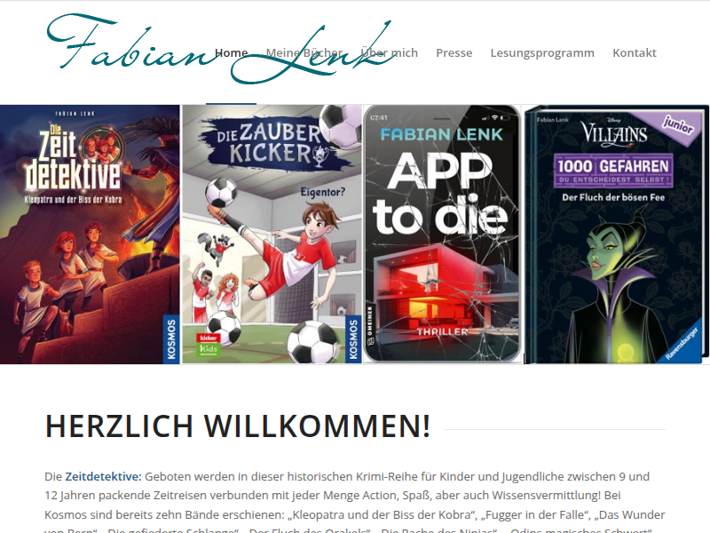 Was ich mag – Fabian Lenk – deutscher Schriftsteller