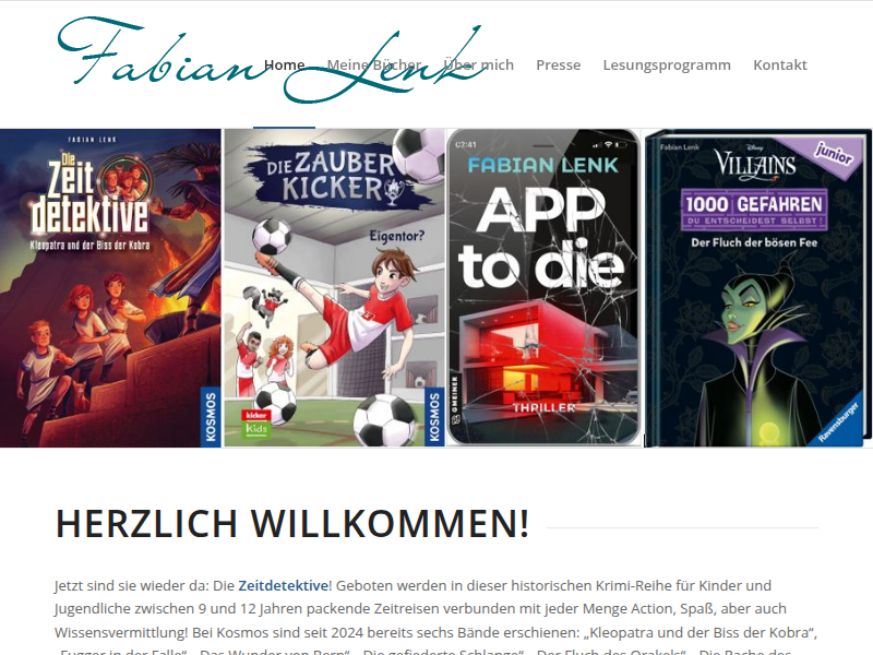 Der Fluch des Pharao – Fabian Lenk – deutscher Schriftsteller