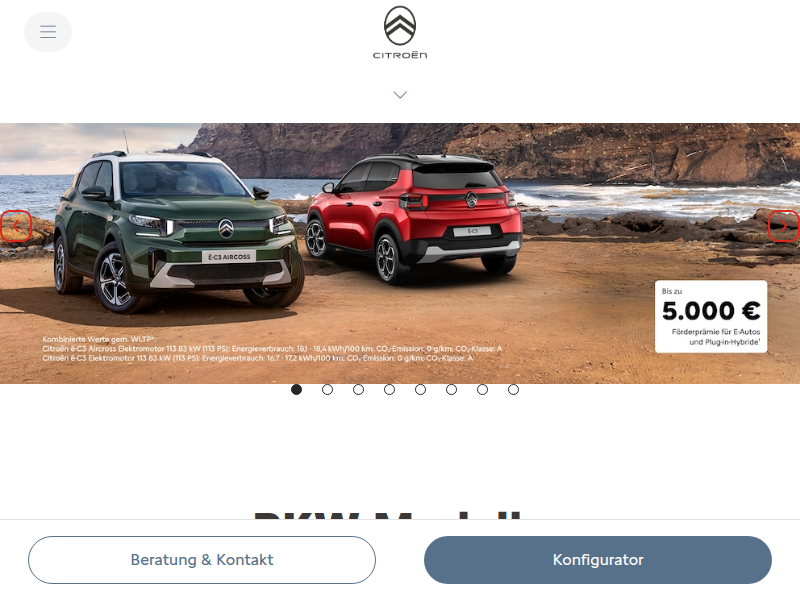 Angebot Citroën ë-C4 Electric