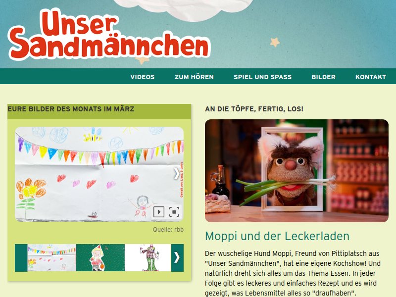 Kochen mit Moppi – einfache Rezepte für Kinder entdecken | Unser Sandmännchen