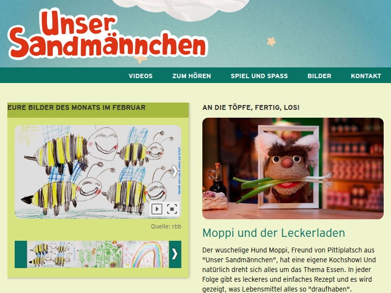 Sandmann-Folge 125, Schneeweißchen und Rosenrot/Hörnerschlitten, 1973 - Schneeweißchen und Rosenrot/ Hörnerschlitten | Unser Sandmännchen