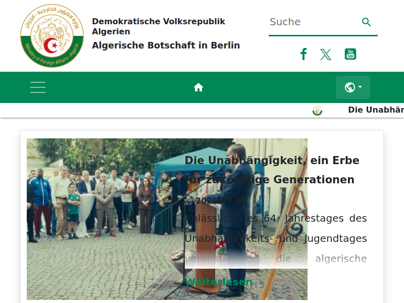 Visumanträge | Algerische Botschaft in Berlin