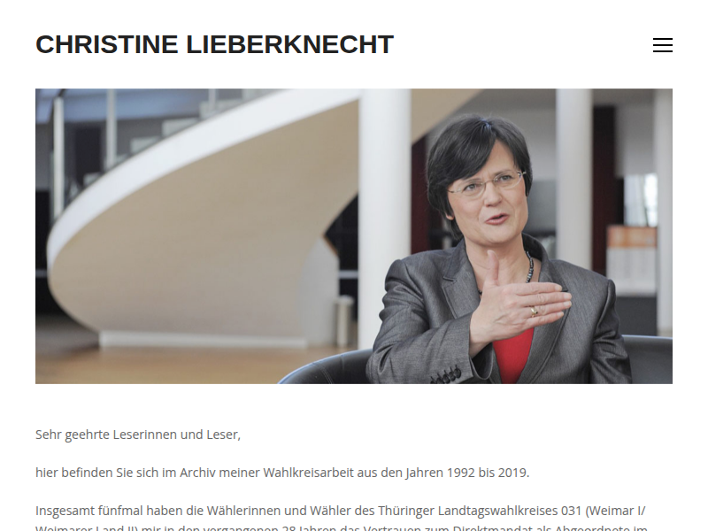 Dezember 2015 – Christine Lieberknecht