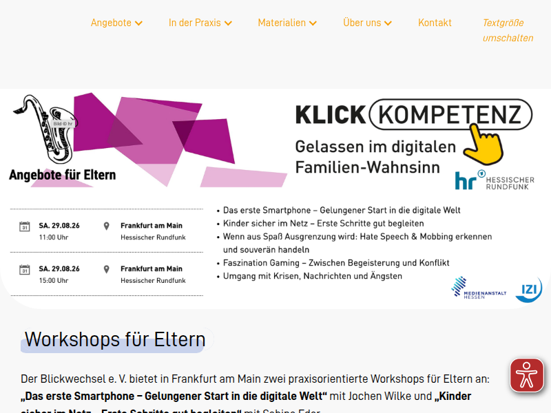 Kinder digital an die Hand nehmen - Blickwechsel e.V.