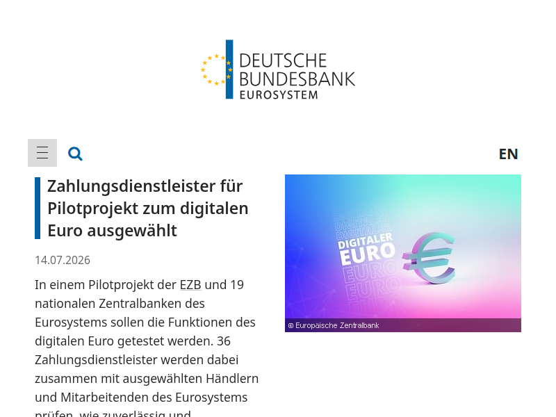 Leistungsangebot der Deutschen Bundesbank im unbaren Zahlungsverkehr | Deutsche Bundesbank