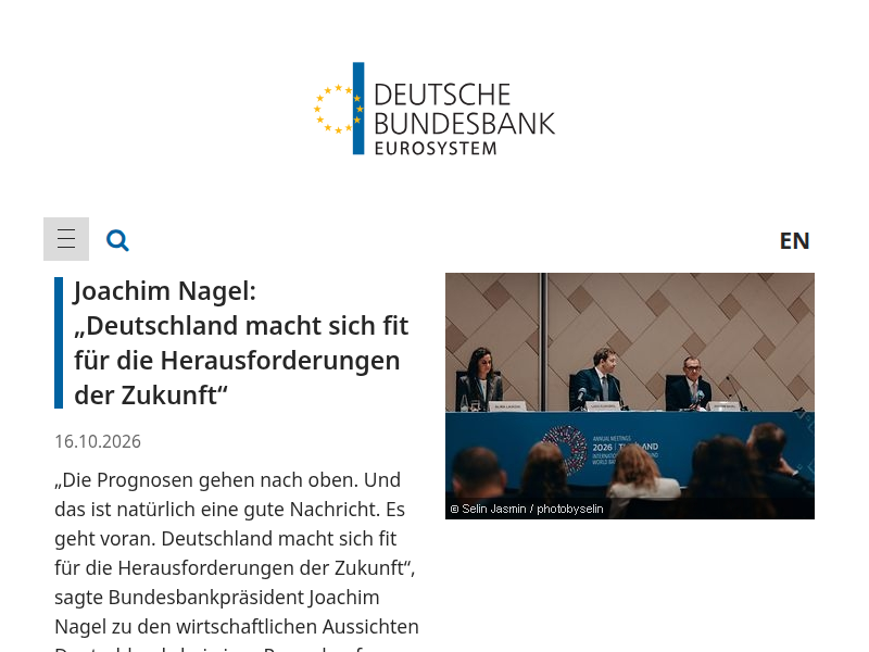 Nagel: Erfolgsgeschichte des EU-Binnenmarkts fortschreiben | Deutsche Bundesbank