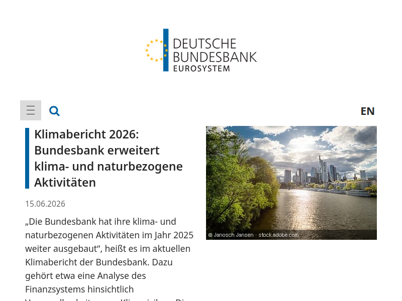 Monatsbericht: Wirtschaft startet schwach in den Sommer | Deutsche Bundesbank