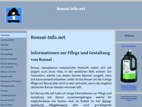 Bonsai-Info.Net: Sitemap