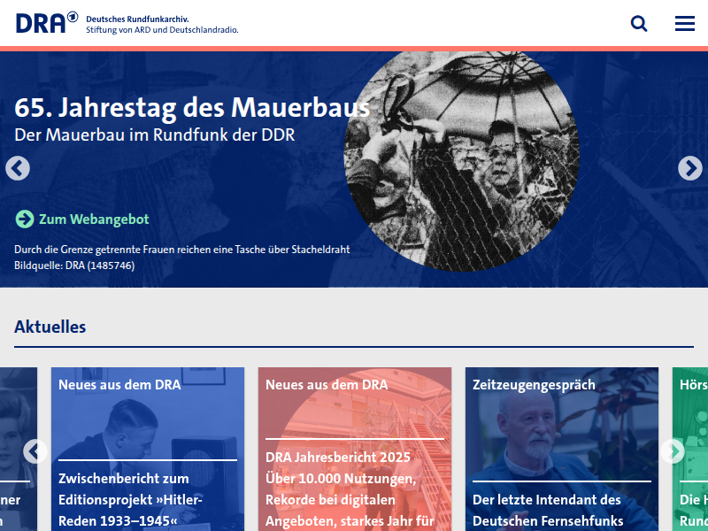 Deutsches Rundfunkarchiv: 16. August 1961