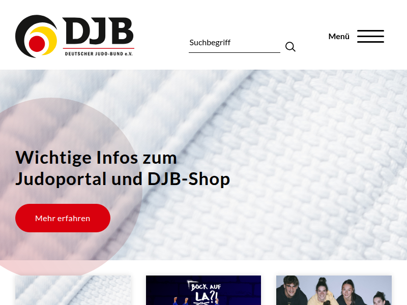 Deutscher Judo-Bund: Nachwuchs in Kienbaum