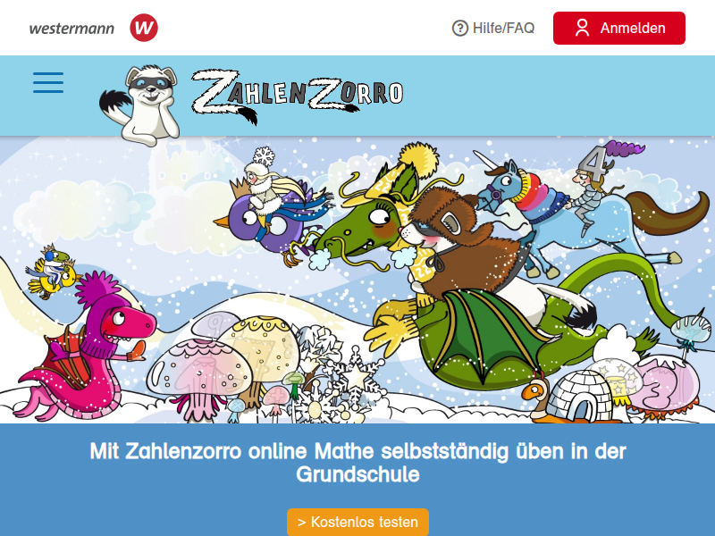 Zahlenzorro - Quiz: Knobelaufgaben für Klasse 3 - Aufgabe 1