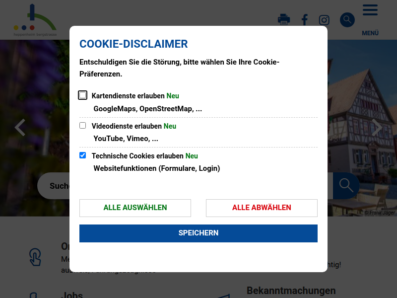 Kommunale Wärmeplanung "Konvoi Bergstraße" - Eignungsprüfung einsehbar | Heppenheim - Unsere Stadt
