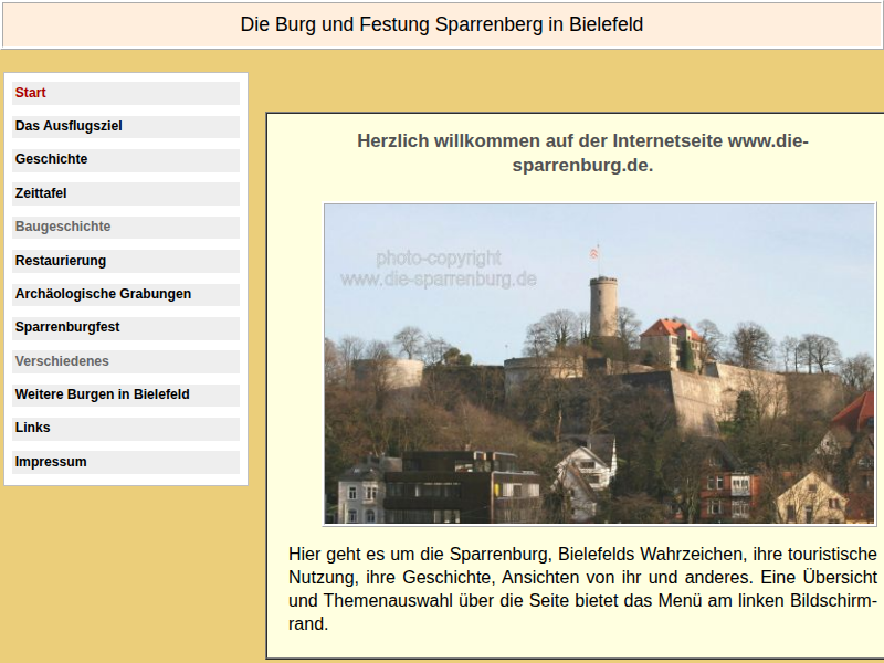 Kurze Geschichte der Hünenburg in Bielefeld-Quelle