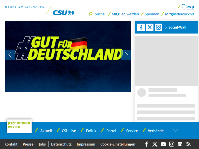 UdV-Landesversammlung – CSU