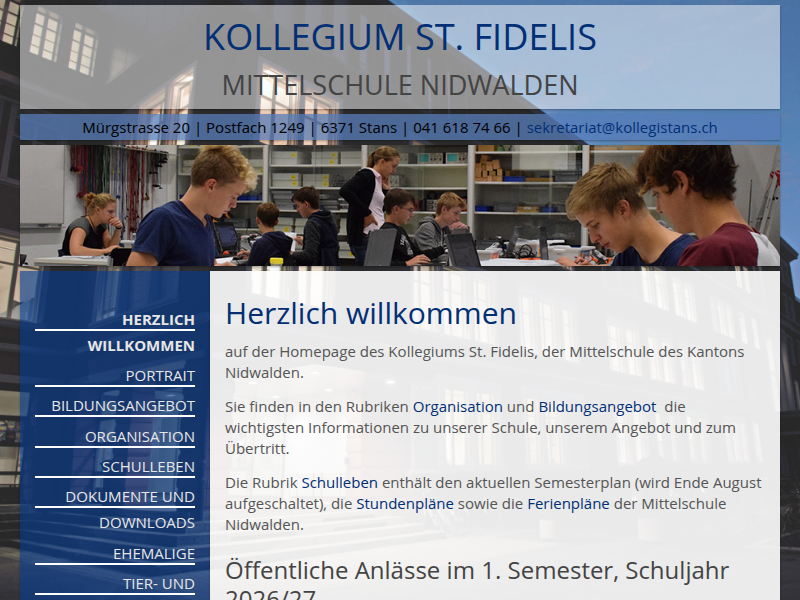 Mittelschulgesetz - Kollegium St. Fidelis - Kollegium St. Fidelis