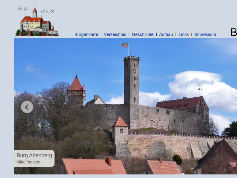 Burgenseite: Riedenburg - Rosenburg, Rabenstein, Tachenstein, Aicholding