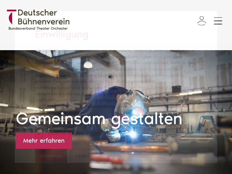 Bühnenmeister*in | Deutscher Buehnenverein