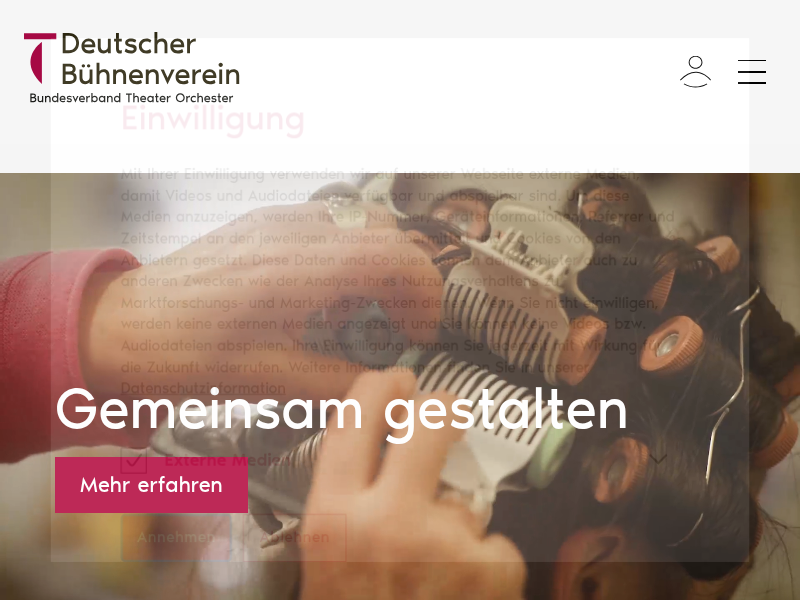 Bühnenmeister*in | Deutscher Buehnenverein