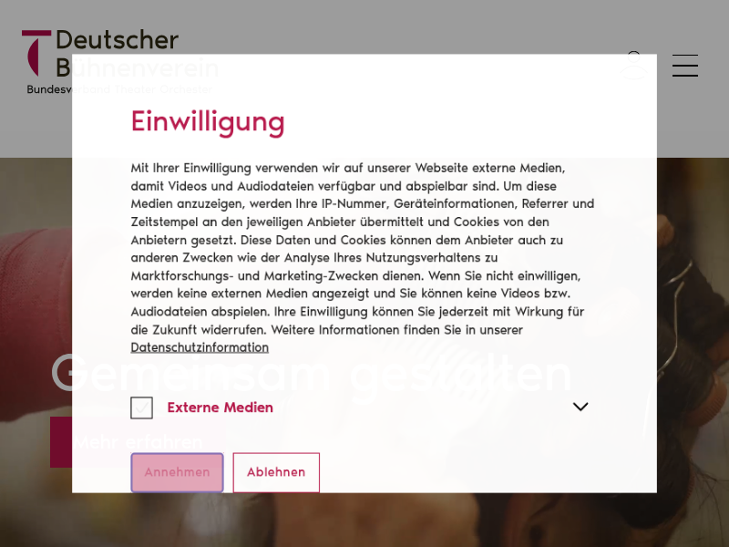 Deutscher Buehnenverein | Deutscher Buehnenverein