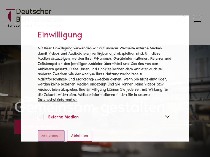 Solosänger:in | Deutscher Buehnenverein