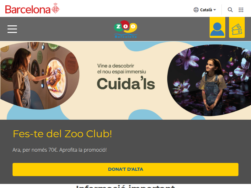 Accessibilitat | Zoo Barcelona
