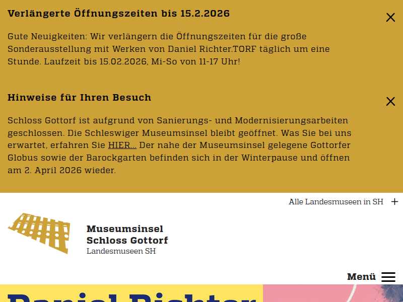 Neuigkeiten - Museumsinsel Schloss Gottorf