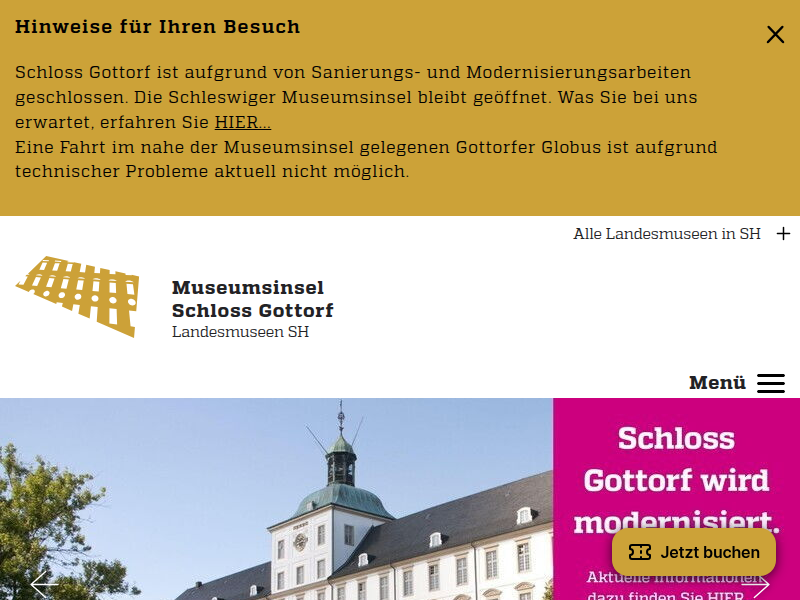 Schloss Gottorf wird modernisiert - Museumsinsel Schloss Gottorf