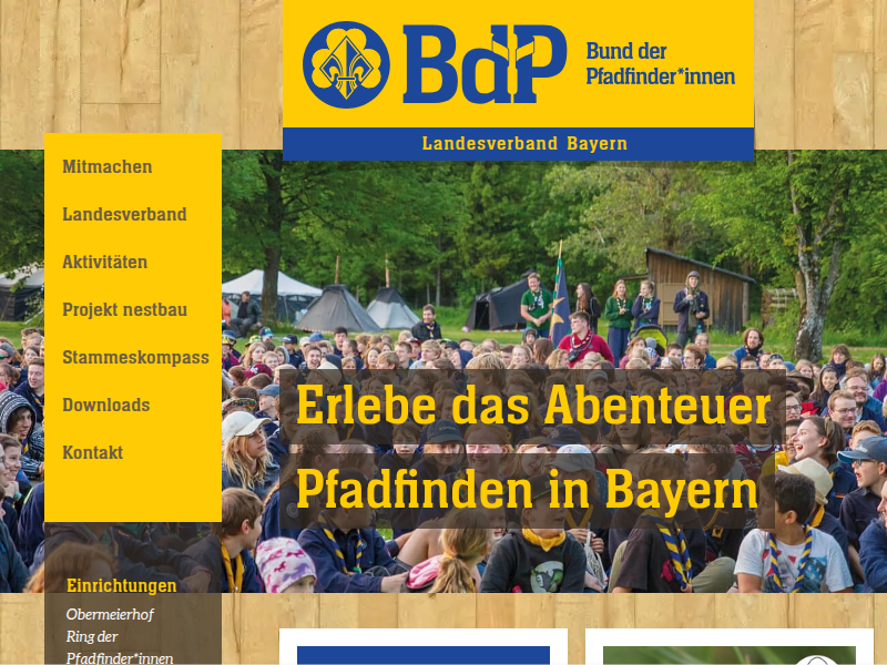 Datenschutzerklärung | Bund der Pfadfinder*innen - Landesverband Bayern