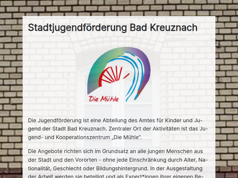Stadtjugendförderung Bad Kreuznach