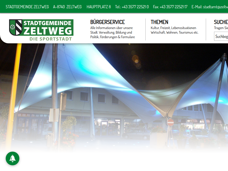 Stadtgemeinde Zeltweg | Büro- und Geschäftsflächen in Zeltweg