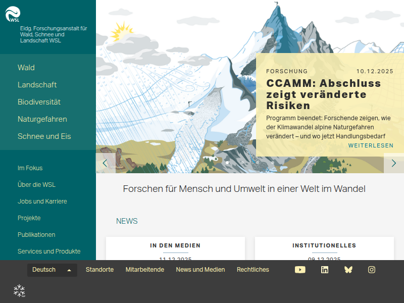 Naturgefahren - Todesfälle seit 1946 rückläufig