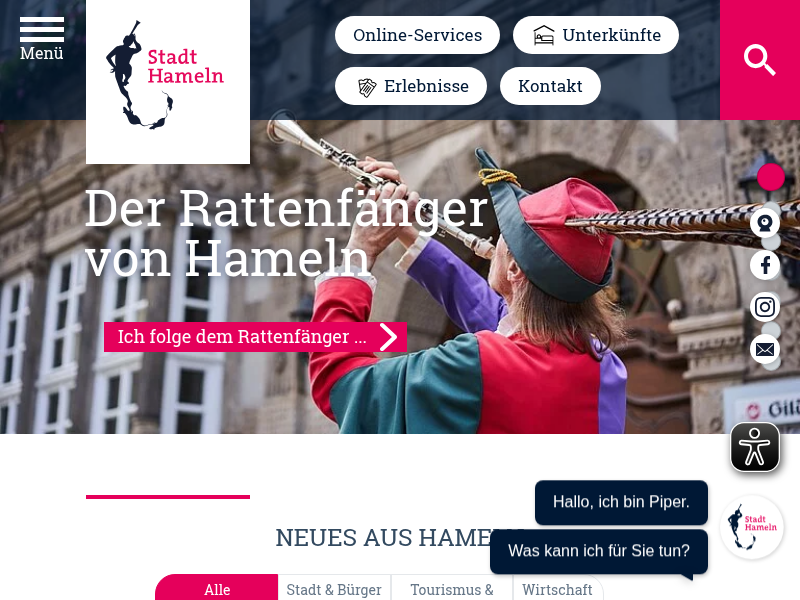 Hameln gedenkt der Pogromnacht - Stadtportal der Rattenfängerstadt Hameln