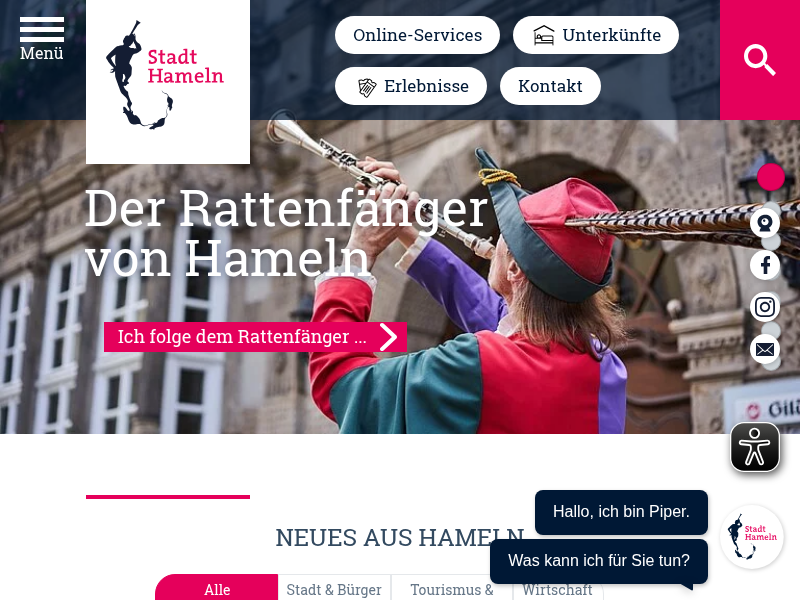 Bistro / Bar / Pub - Stadtportal der Rattenfängerstadt Hameln