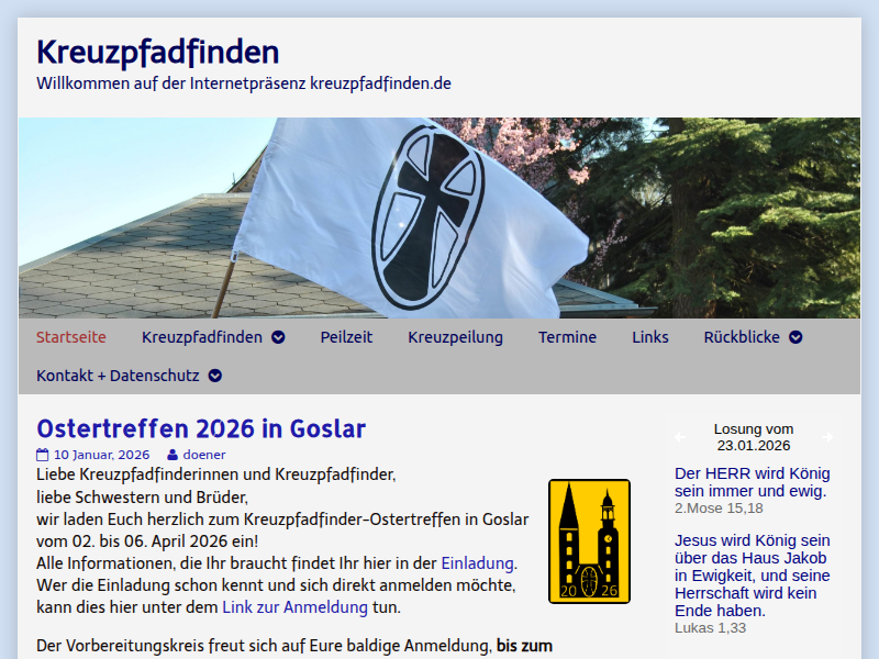 Ostertreffen – Kreuzpfadfinden