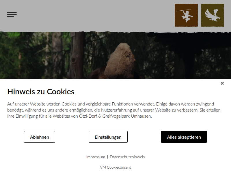 Geschichte - Ötzi-Dorf & Greifvogelpark