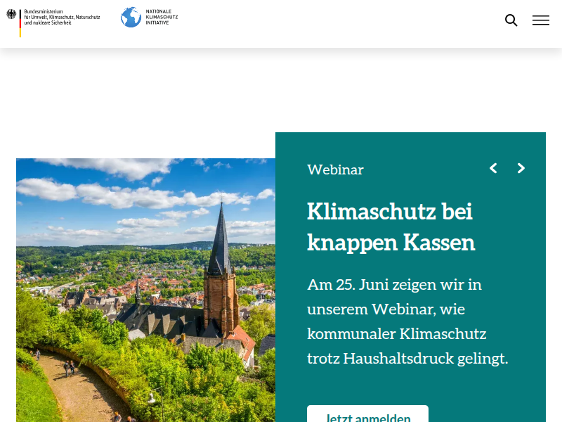 Neues Factsheet: Für mehr Klimaschutz in Landkreisen | Nationale Klimaschutzinitiative des Bundesministeriums für Wirtschaft und Klimaschutz