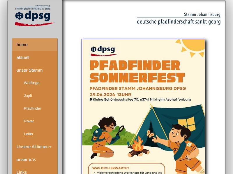 DPSG Stamm Johannisburg - Pfadfinder in Aschaffenburg