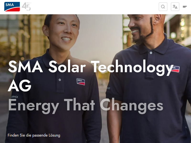 Produktsicherheit Home Business Solutions | SMA Solar