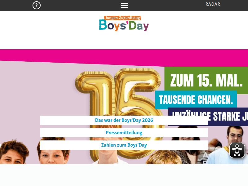 Rechtliches + Organisatorisches | Boys'Day