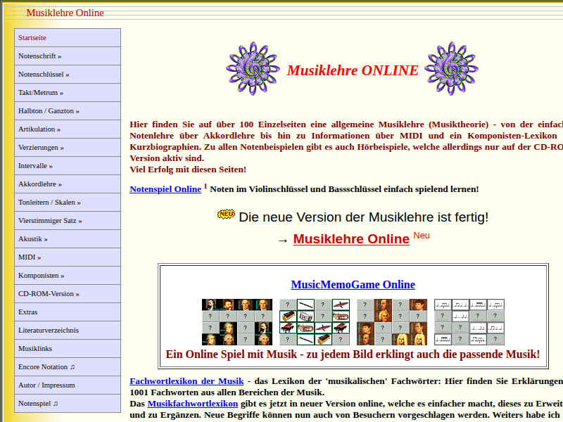 Musik Kreuzworträtsel #0006