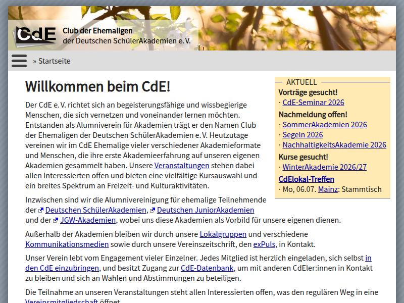 Technik – CdE e. V.