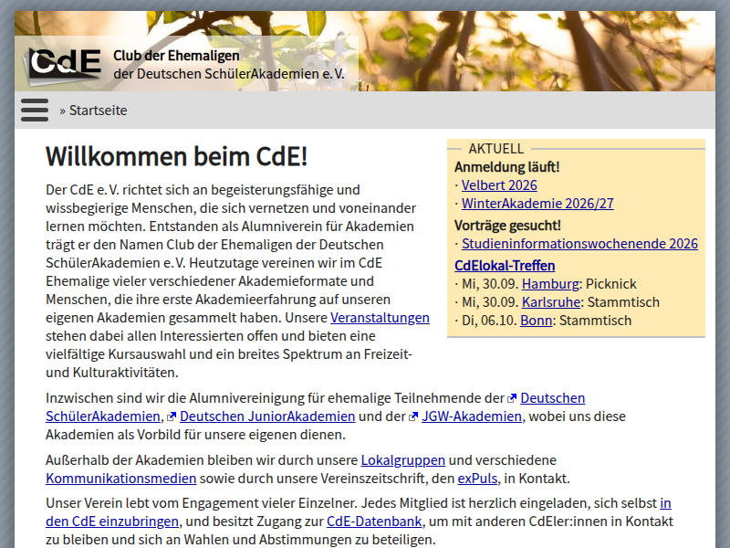 Göttingen / Kassel – CdE e. V.