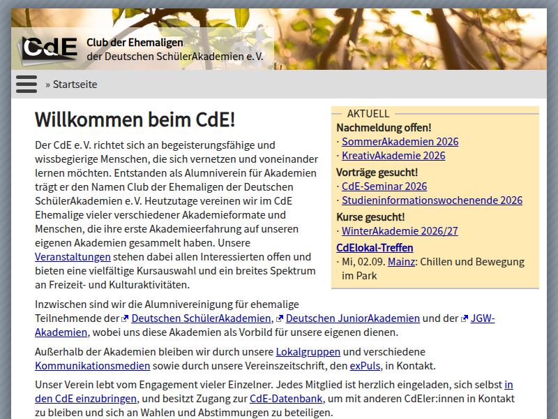 NachhaltigkeitsAkademie 2023 - Archiv – CdE e. V.