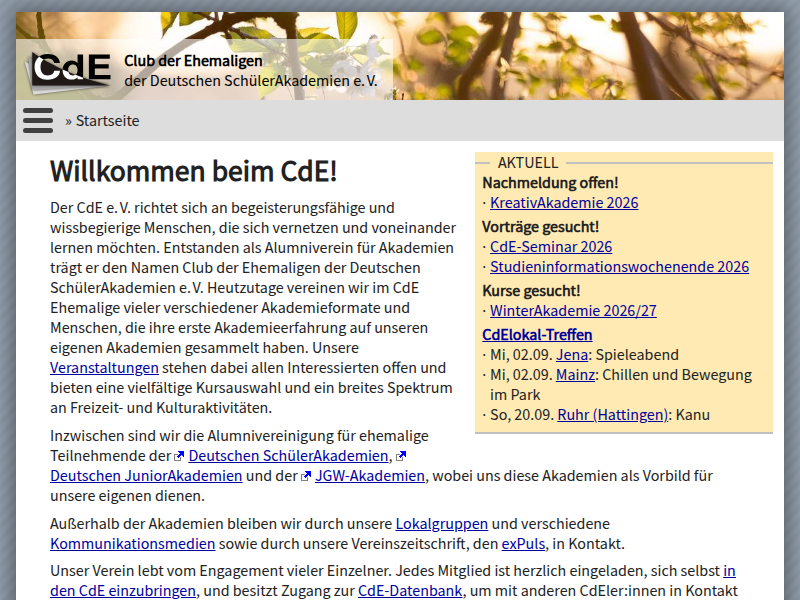 Multinational CdE academy 2022 – CdE e. V.