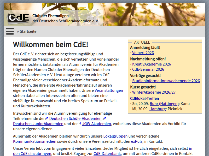 MusikAkademie 2023 – CdE e. V.