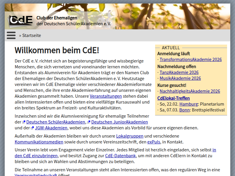 Multinational CdE academy 2022 – CdE e. V.