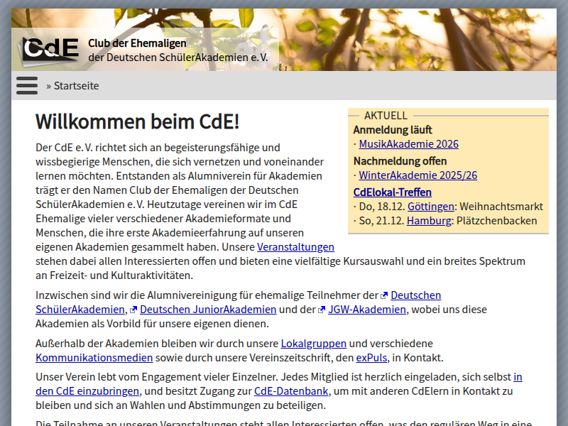 Multinational CdE academy 2022 – CdE e. V.